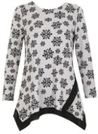 Dorothy Perkins *tenki Grey Floral Pattern Jumper
