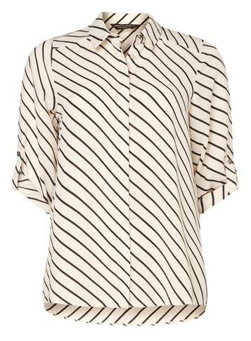 Dorothy Perkins Multi Diagonal Striped Shirt