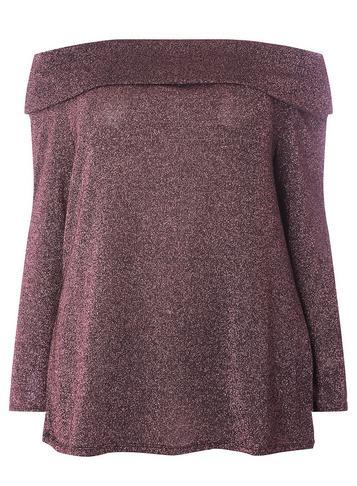 Dorothy Perkins *dp Curve Sparkle Bardot Jumper