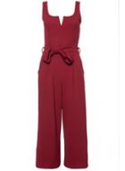 Dorothy Perkins *quiz Berry Belted Jumpsuit