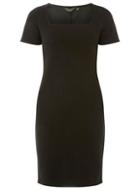 Dorothy Perkins Black Square Neck Bodycon Dress