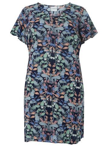 Dorothy Perkins *juna Rose Curve Floral Print Shift Dress