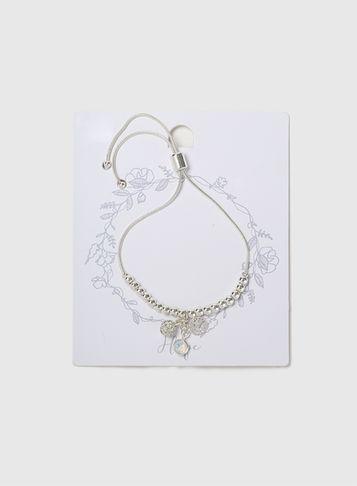 Dorothy Perkins Silver Moonstone Cluster Bracelet
