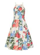 Dorothy Perkins *chi Chi London Multi Coloured Floral Print Skater Dress
