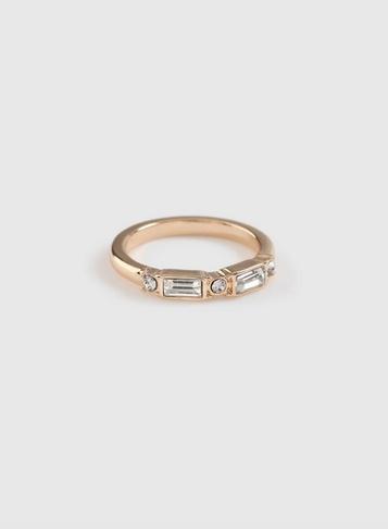 Dorothy Perkins Gold Rhinestone Ring