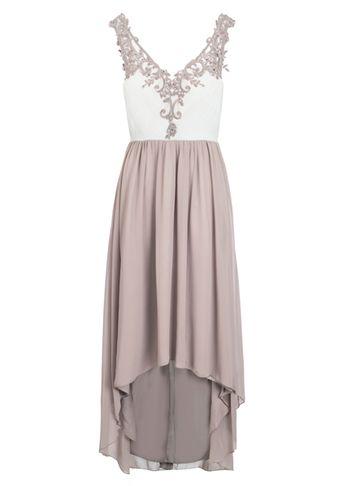 Dorothy Perkins *quiz Chiffon Dip Hem Dress