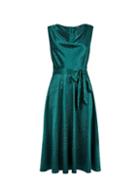 *billie & Blossom Green Cowl Neck Midi Dress