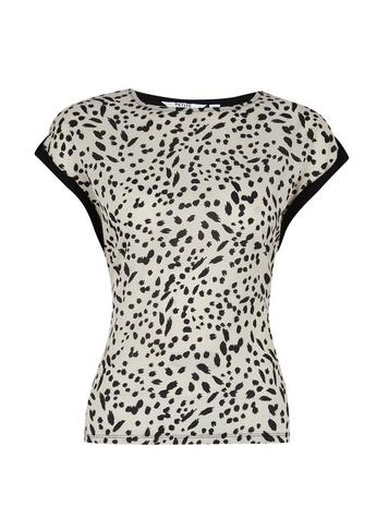 Dorothy Perkins Petite Multi Coloured Abstract Print Top