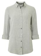 Dorothy Perkins Grey Marl Plain Shirt