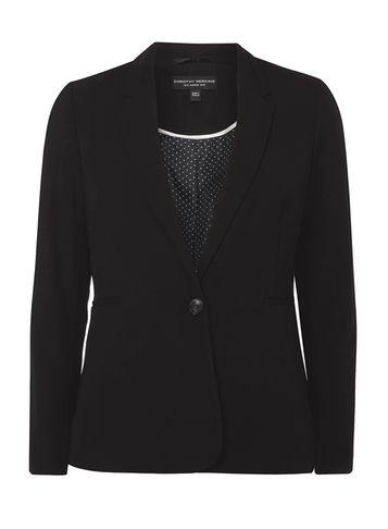 Dorothy Perkins Black Crepe Workwear Blazer