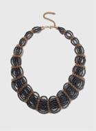 Dorothy Perkins Blue Seed Bead Loop Necklace