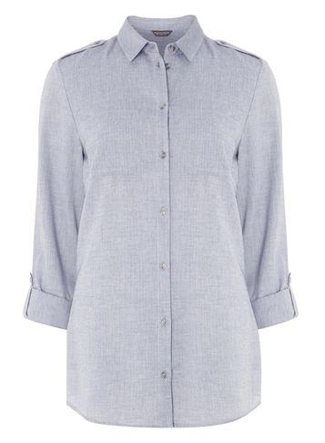 Dorothy Perkins *tall Herringbone Shirt