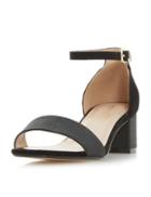 Dorothy Perkins *head Over Heels By Dune Black 'ireena' Mid Sandals