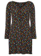 Dorothy Perkins Black Ditsy Floral Print Tea Dress