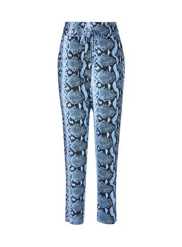 Dorothy Perkins Blue Coloured Snake Print Joggers
