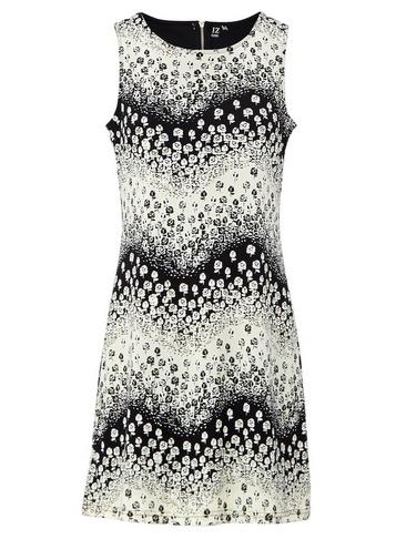 *izabel London Cream Floral Print Shift Dress
