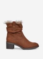 Dorothy Perkins Tan 'moscow' Faux Fur Boots