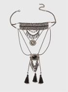 Dorothy Perkins Black Layered Choker Necklace