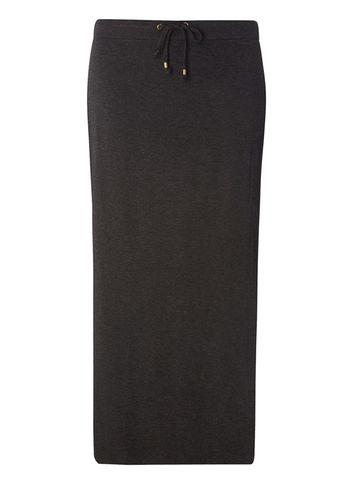 Dorothy Perkins Dp Curve Grey Jersey Maxi Skirt