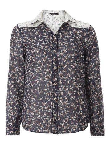 Dorothy Perkins Mix And Match Ditsy Print Shirt