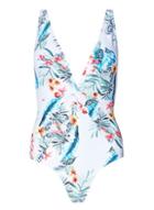 Dorothy Perkins Twist Tropical Print Swimsuit