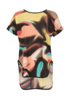 Dorothy Perkins *izabel London Black Maple Print T-shirt