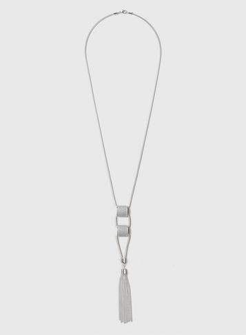 Dorothy Perkins Glitter Square Necklace