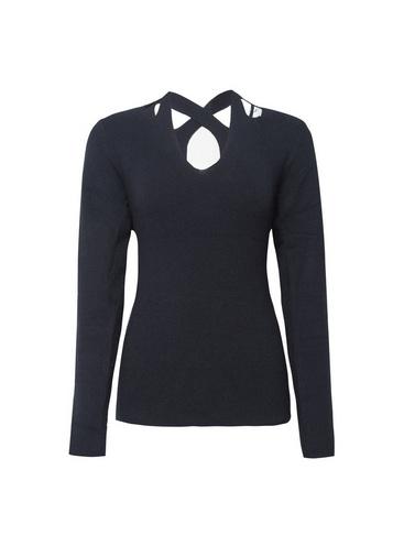 Dorothy Perkins *tall Black Cut Out Jumper