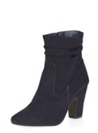 Dorothy Perkins Navy 'amelie' Ruched Boots
