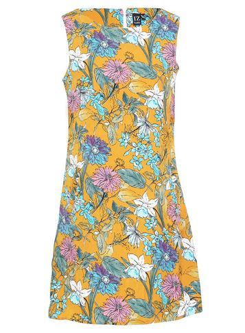 Dorothy Perkins *izabel London Blue Floral Print Shift Dress