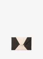 Dorothy Perkins Black And Blush Envelope Clutch Bag