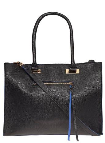Dorothy Perkins Black And Blue Soft Tote Bag