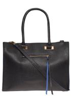 Dorothy Perkins Black And Blue Soft Tote Bag