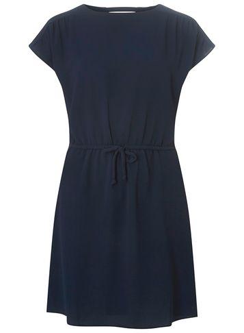 Dorothy Perkins *vero Moda Navy Tie Waist Shift Dress