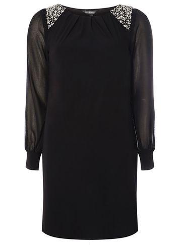Dorothy Perkins *billie & Blossom Black Detail Shift Dress