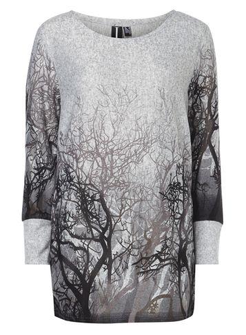 Dorothy Perkins *izabel London Multi Grey Top
