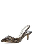 Dorothy Perkins Snake Finish Mid Slingback Heels