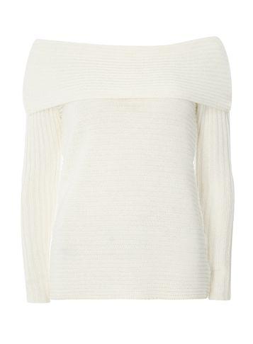 Dorothy Perkins Ivory Bardot Jumper