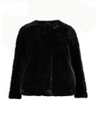 Dorothy Perkins *dp Curve Black Faux Fur Short Coat