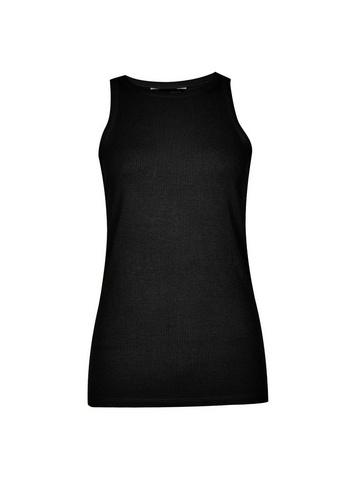 Dorothy Perkins Black Cutaway Rib Vest