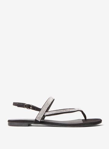 Dorothy Perkins Black 'florina' Diamante Sandals