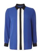 Dorothy Perkins Blue Colour Block Shirt