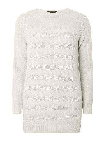 Dorothy Perkins Grey Cable Knitted Jumper