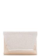 Dorothy Perkins *quiz Gold Shimmer Envelope Bag