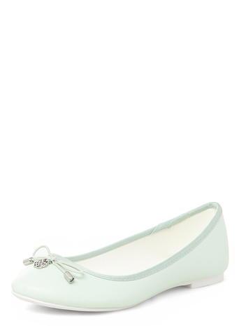 Dorothy Perkins Mint Charm Detail Flat Pumps