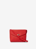Dorothy Perkins Red Twist Lock Cross Body Bag