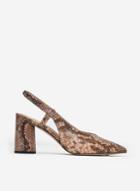 Dorothy Perkins Pink 'district' Snake Print Court Shoes