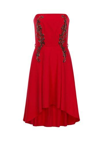 Dorothy Perkins *little Mistress Pink Embellished Prom Dress