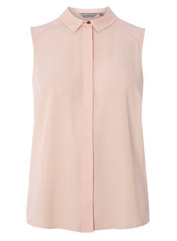 Dorothy Perkins Petite Blush Sleeveless Shirt