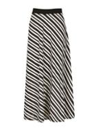 Dorothy Perkins *izabel London Monochrome Stripe Midi Skirt